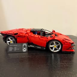 3778PCS MOC Technical 1:8 Red SP3 Supercar Building Blocks Set Model Collectible Display Assembly Toy Birthday Gifts