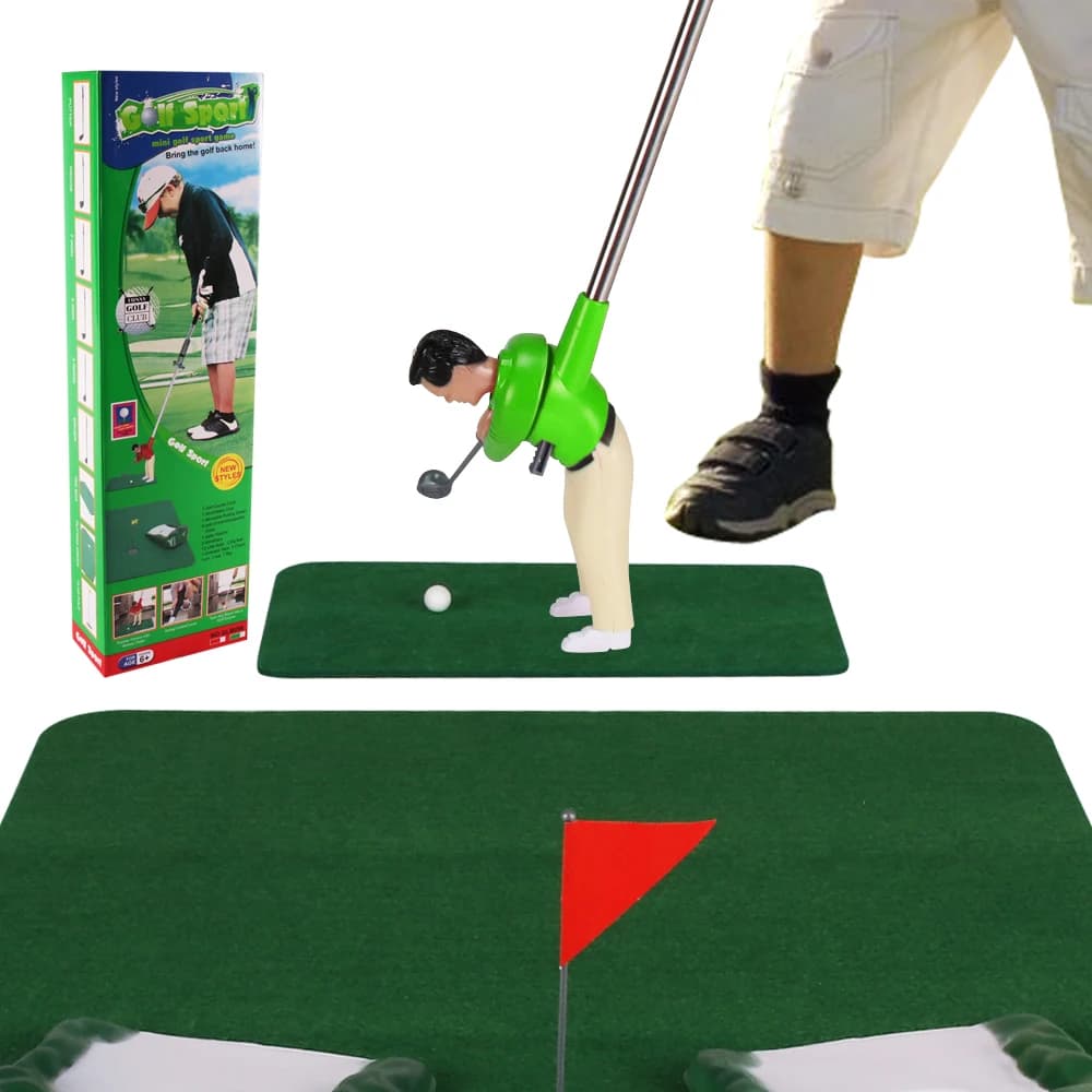 Children's Golf Club Mini Doll Set Toy Indoor And Outdoor Portable Parent-child Interactive Party Game Birthday Gift