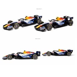 Bburago 1:43 F1 Car Model VCARB 03 2026 #30 Liam Lawson #41 Arvid Lindblad Diecast Alloy Toys For F1 Gifts