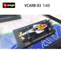 Bburago 1:43 F1 Car Model VCARB 03 2026 #30 Liam Lawson #41 Arvid Lindblad Diecast Alloy Toys For F1 Gifts