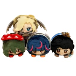 Authentic Bilibili Overwatch Mercy Wuyang Kiriko Juno Cute Lying‑Down Plush Doll Floppy Plushie Collectible Ornament Toy Gift