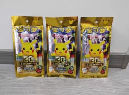 In Stock 100% Original Pokemon 30th Anniversary Coin Set Simplified Chinese Trading Card Game PTCG Cards Collection Toy Gifts