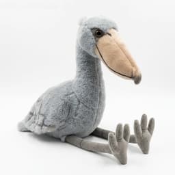 Realistic Shoebill Stuffed Animal Plush Toy Lifelike Whale Headed Stork Bird Soft Cuddly Gift for Kids Adults Home Decor