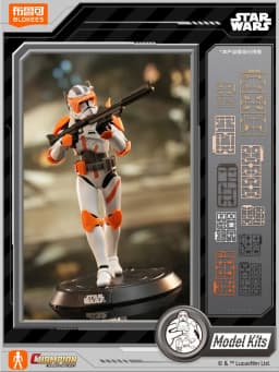 Hot Blokees Star Wars Champion Class Obi Wan Kenobi Commander Cody Model Kit 15cm Articulated Figure Collectible Gifts For Fan