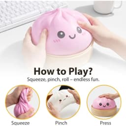 New 25cm Colorful Dumpling Big Stress Balls Reusable Low Rebound Decompression Dough Ball Unique Home Decoration Birthday Gift