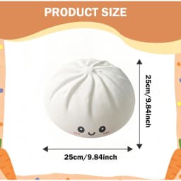 New 25cm Colorful Dumpling Big Stress Balls Reusable Low Rebound Decompression Dough Ball Unique Home Decoration Birthday Gift