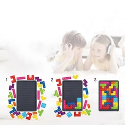 27pcs Jigsaw Russia Puzzle Block Pop Finger Toys Anti-Stress Pop It Push Bubble Sensory Toy Puzzle Board Educational Toy for Chi