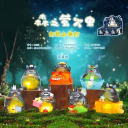 2025 New Hayao Miyazaki Anime Fairy Tale Valley Forest Firefly Version Blind Box Figurine Peripheral Accessories Gift