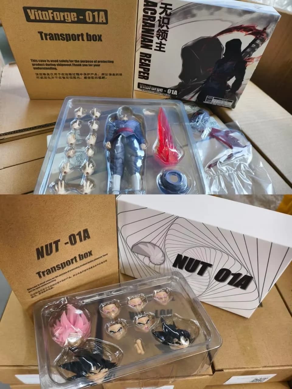 New IN-STOCK VitoForge The Scythe Lord DBZ Black Goku Zamas Super Saiyan Anime Model Toys Action Doll Collection Gifts