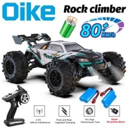 Oike 4WD Remote Control Car Off Road 4x4 RC Car High Speed Buggy Truck Super Brushless 50 or 80KM/H Fast Drift Racing Toy Gift