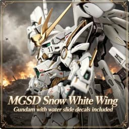 Wing Zero MGSD Bai Xueji Peripheral Figurine Model Table Decoration, Birthday Gift, Trendy Toy Scene Decoration, Car Decoration