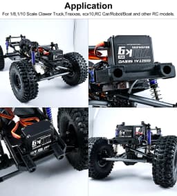 9imod Brushless Servo 70KG 60KG 50KG Waterproof RC Servo 
Motors Metal Gear 14V For 1/8 1/10 RC Crawler Car Robot Traxxas Scx10