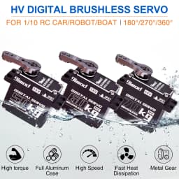 9imod Brushless Servo 70KG 60KG 50KG Waterproof RC Servo 
Motors Metal Gear 14V For 1/8 1/10 RC Crawler Car Robot Traxxas Scx10