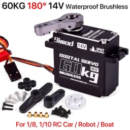 9imod Brushless Servo 70KG 60KG 50KG Waterproof RC Servo 
Motors Metal Gear 14V For 1/8 1/10 RC Crawler Car Robot Traxxas Scx10