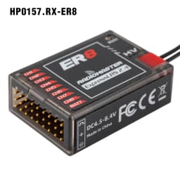 Radiomaster PWM Mini Receiver ER4 ER6 ER6G ER6GV ER8 ER8G ER8GV 4-8CH CRSF ExpressLRS 2.4GHz 100mw for RC Aircraft Boat Car