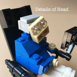 120+pcs MOC Set DIY Stephen Hawking Scientist Character Creative Collection Educational Model Building Blocks Toys Bricks Bag