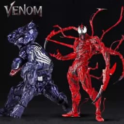 Kaiyodo Revoltech Amazing Yamaguchi Venom Carnage Highly Articulated Pvc Collectible Action Figure With Accessories Hot Fan Gift