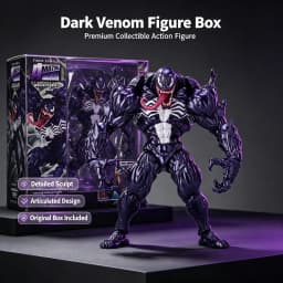 Kaiyodo Revoltech Amazing Yamaguchi Venom Carnage Highly Articulated Pvc Collectible Action Figure With Accessories Hot Fan Gift