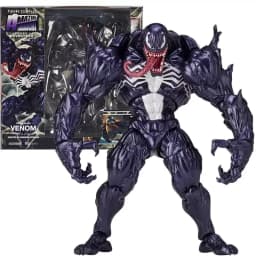 Kaiyodo Revoltech Amazing Yamaguchi Venom Carnage Highly Articulated Pvc Collectible Action Figure With Accessories Hot Fan Gift