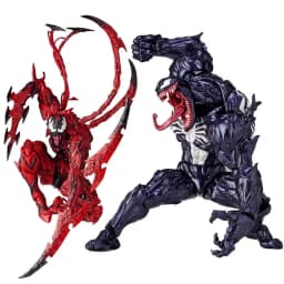 Kaiyodo Revoltech Amazing Yamaguchi Venom Carnage Highly Articulated Pvc Collectible Action Figure With Accessories Hot Fan Gift