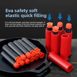 S686 Double Barrel Shotgun Shell Ejection Soft Bullet Gun with Red Dot Sight Tactical Foam Dart Blaster for Shooting Games