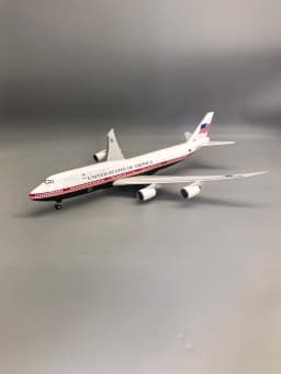 New 47cm Large Scale American Air Force One B747 Airplane Model Kit with Stand for Adult Aviation Souvenir Gift or Plane Toy