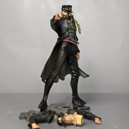 25cm 9.8 inch Anime Jotaro Kujo Figures Pvc Statue Desktop Ornamen Collection Statue Model Decoration Room Desk Toys Gifts