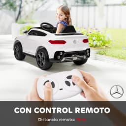 Aiyaplay Electric Car for Children Mercedes-Benz Glc Coupé 12V Remote Control 2.4 g Dual Motor Mp3