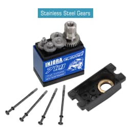 INJORA 7KG Waterproof 2065 Servo with Mount & Horn for 1/24 Axial SCX24