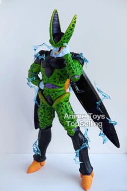 35cm/13.78in Anime Dragon Ball Z Figure Lightning Cell Action Figures Pvc Statue Desktop Ornamen Collection Model Toys Gifts