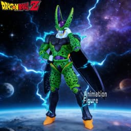 35cm/13.78in Anime Dragon Ball Z Figure Lightning Cell Action Figures Pvc Statue Desktop Ornamen Collection Model Toys Gifts