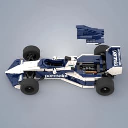 New MOC Speed Series 1983 Race BT52B Racing Car Model Building Blocks DIY Modular Assembly Children's Toy Boy Birthday Gift
