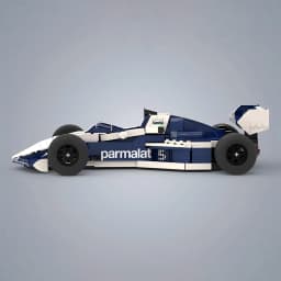New MOC Speed Series 1983 Race BT52B Racing Car Model Building Blocks DIY Modular Assembly Children's Toy Boy Birthday Gift