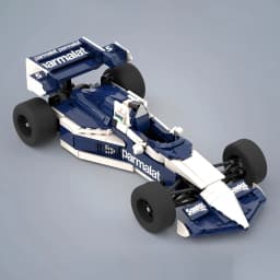 New MOC Speed Series 1983 Race BT52B Racing Car Model Building Blocks DIY Modular Assembly Children's Toy Boy Birthday Gift