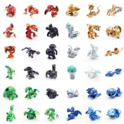 4-16 piece set of Golden Ball Battle Ball Shooter Battle New Set Monster Action Toy Metamorphosis Animal Collection Toy Children