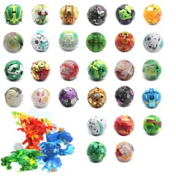 4-16 piece set of Golden Ball Battle Ball Shooter Battle New Set Monster Action Toy Metamorphosis Animal Collection Toy Children