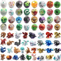 4-16 piece set of Golden Ball Battle Ball Shooter Battle New Set Monster Action Toy Metamorphosis Animal Collection Toy Children