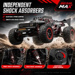 80Km/H High Speed 4Wd Remote Control Car with Brushless Motor 2.4g Remote Control Car with Wear-Resistant Tires Rc Wheelie Car