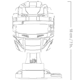4 in Stock Racing Helmet Yellow, Red, and Blue Toy Sets, DIY Assembled Display Models, Adult Collectibles, and Holiday Gifts