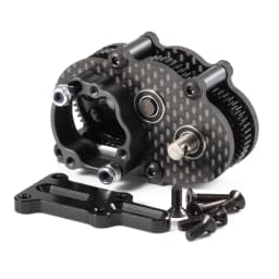 Ultralight Carbon Fiber OD-3 Overdrive Transmission 48P Gearbox for AR44 AR45 Capra Axle LCG Comp Rigs 1/10 RC Rock Crawler