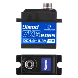 9IMOD 7kg 2065 Digital Servo Waterproof HV Metal Gear Mini Servo with Horn/Bracket/Steering Links for TRX4M 1/18 RC Car