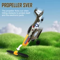 RC Plane P51 Mustang 2.4G Radio EPP Foam 4CH 6 Axis 410MM Wingspan RC Fighter One Key Aerobatic RTF Aircraft Toys