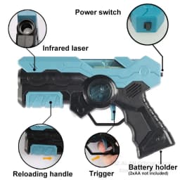 Laser Tag Battle Game Gun Set Electric Infrared Toy Guns Kids Lasergame Set Pistol For Boys Children Indoor Outdoor Sports