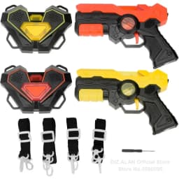 Laser Tag Battle Game Gun Set Electric Infrared Toy Guns Kids Lasergame Set Pistol For Boys Children Indoor Outdoor Sports