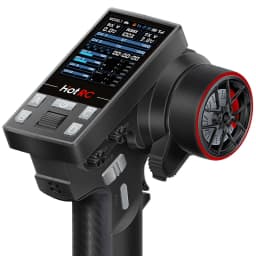 HotRC CT10B 10CH Channel Transmitter CT-10B 2.4G Remote Control 18650 Battery F-10A F-01A 6/8/10CH Gyro Receiver for RC Car Boat