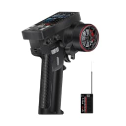 HotRC CT10B 10CH Channel Transmitter CT-10B 2.4G Remote Control 18650 Battery F-10A F-01A 6/8/10CH Gyro Receiver for RC Car Boat