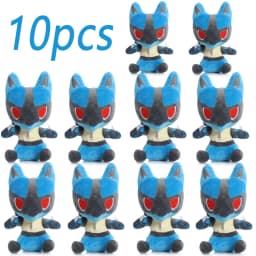 10pcs Peluche Pokemon Gengar Peluche 20cm Pokemon stuffed Toy Cute Cartoon Pikachu Plush Doll Soft Doll Birthday Gift Chrismas--