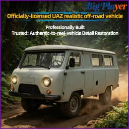 WPL C104 1:12 4WD Off‑Road Van Truck RC Car Four‑Wheel Drive UAZ‑452 Simulated RC Model Vehicle Electric Toy Car for Boys Adults