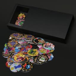 Lote De Tazos Dragon Ball Z Collectible Matutano New Complete Collection Album 100pcs Game Catapult Cards 3D Flying Tasos Pogs