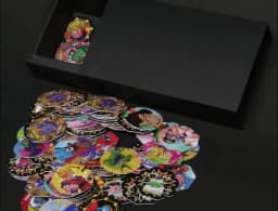 Lote De Tazos Dragon Ball Z Collectible Matutano New Complete Collection Album 100pcs Game Catapult Cards 3D Flying Tasos Pogs